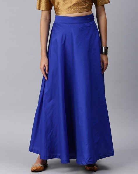 Buy Royal Blue Skirts Ghagras for Women by DeMoza Online Ajio