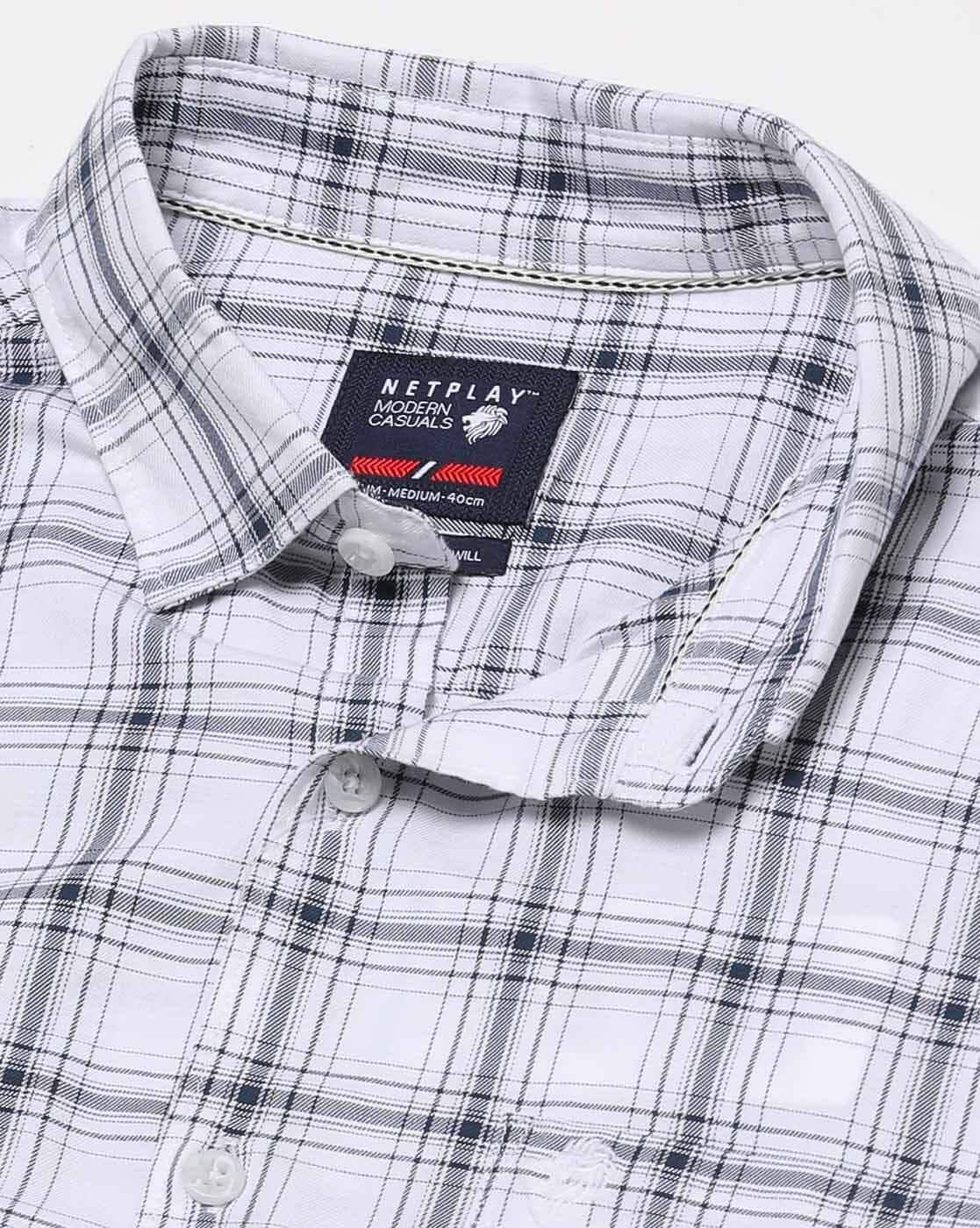 Buy White Shirts for Men by NETPLAY Online | Ajio.com