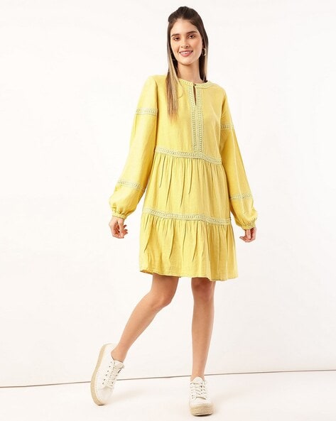 Marks and spencer outlet yellow dress