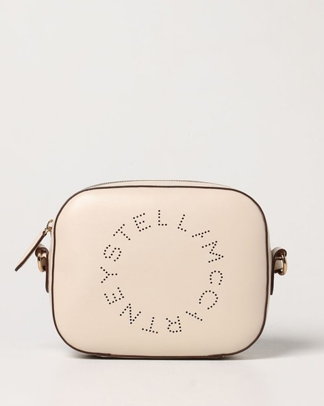 Stella McCartney Mini Square Crossbody Bag Logo Shoulder Strap Camera Bag  New
