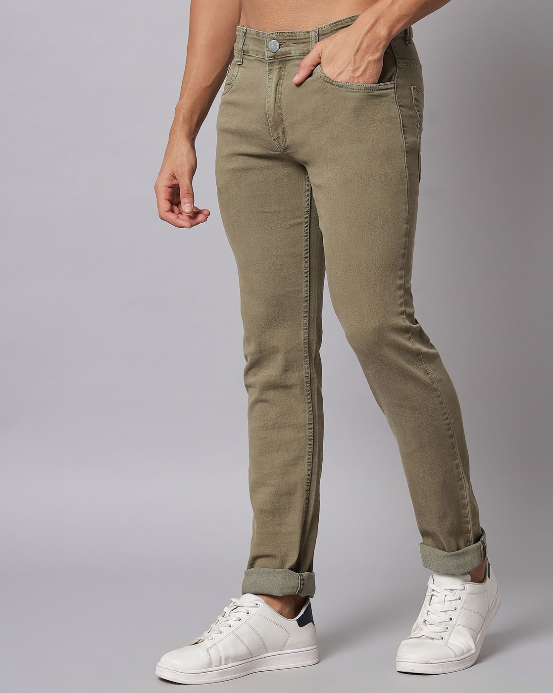 Buy Green Jeans for Men by STUDIO NEXX Online