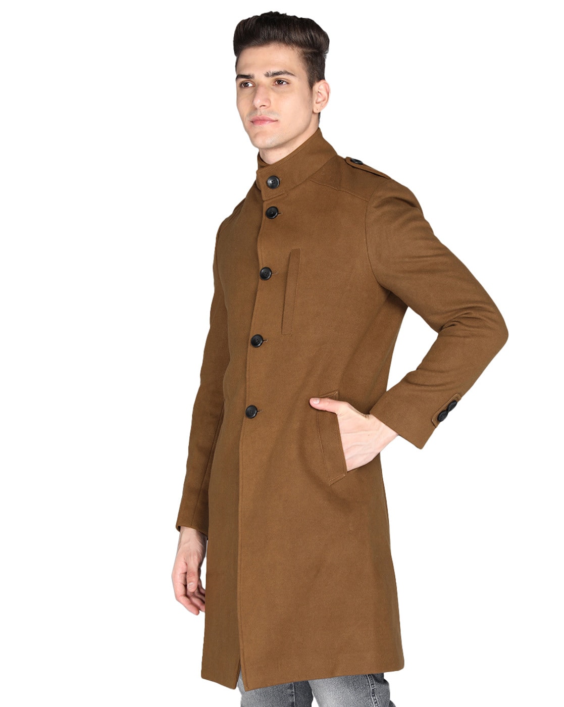 Collar hot sale coat men