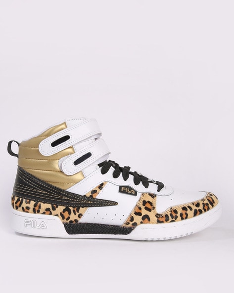 F-14 Leopard Print Basketball Shoes