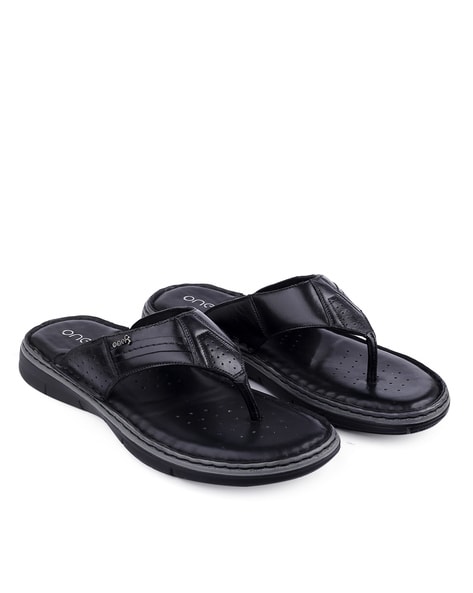 Buy Black Flip Flop & Slippers for Men by ID Online