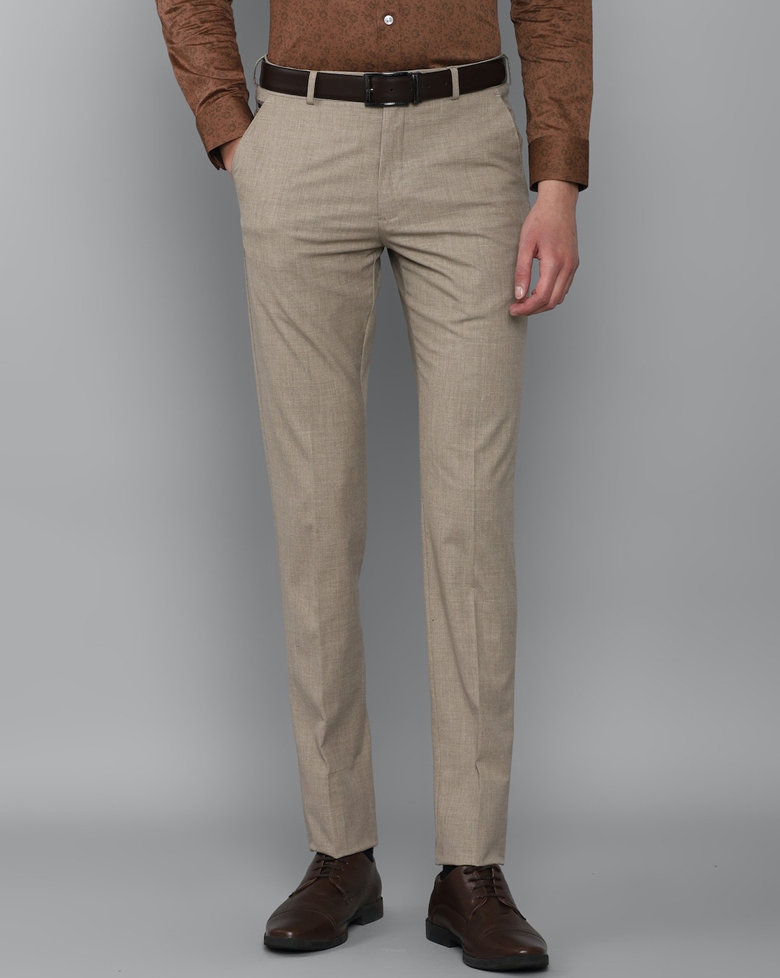 LOUIS PHILIPPE Solid Slim Fit Formal Trousers  Lifestyle Stores  Sector  4C  Ghaziabad