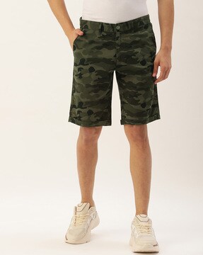 Buy Green Shorts & 3/4ths for Men by iVOC Online 