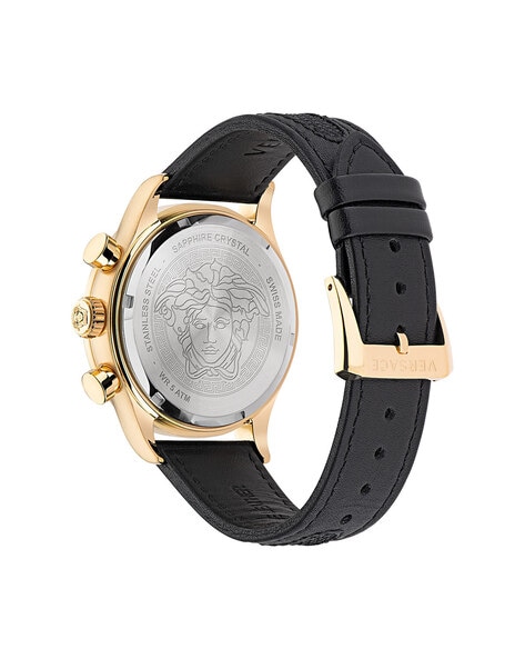 Versace Male Grey Analog Stainless Steel Watch | Versace – Just In Time