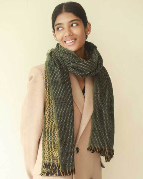 Woollen Stripes Scarf Price in India