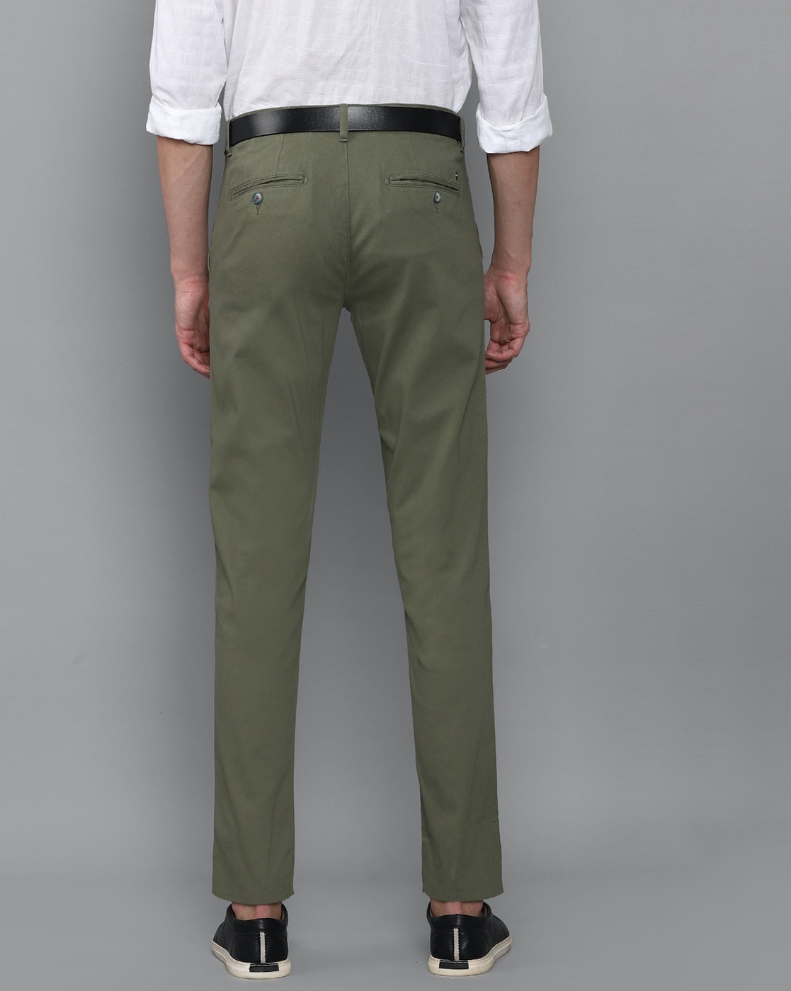 Buy Olive Trousers & Pants for Men by KRA Online | Ajio.com