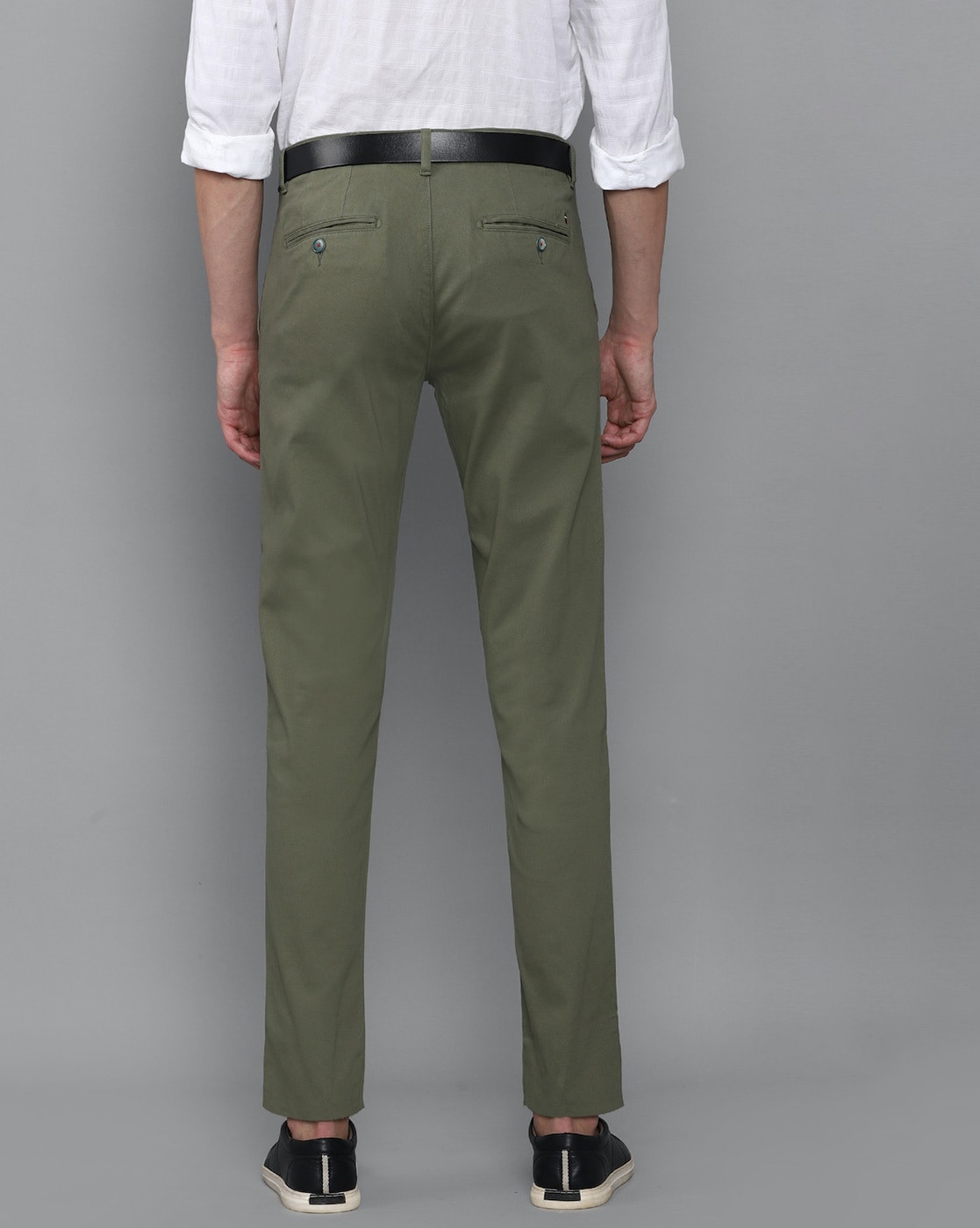 Buy Black Trousers & Pants for Men by CANOE Online | Ajio.com