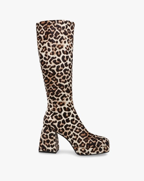 Boots leopard outlet steve madden