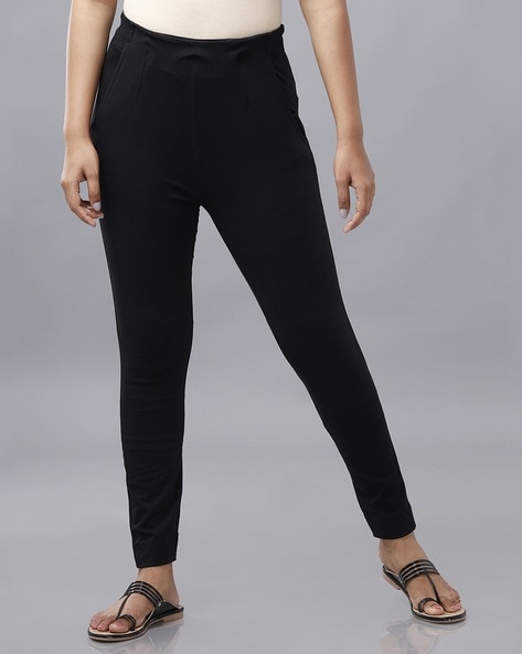 Buy Green Pants for Women by Jaipur Kurti Online | Ajio.com