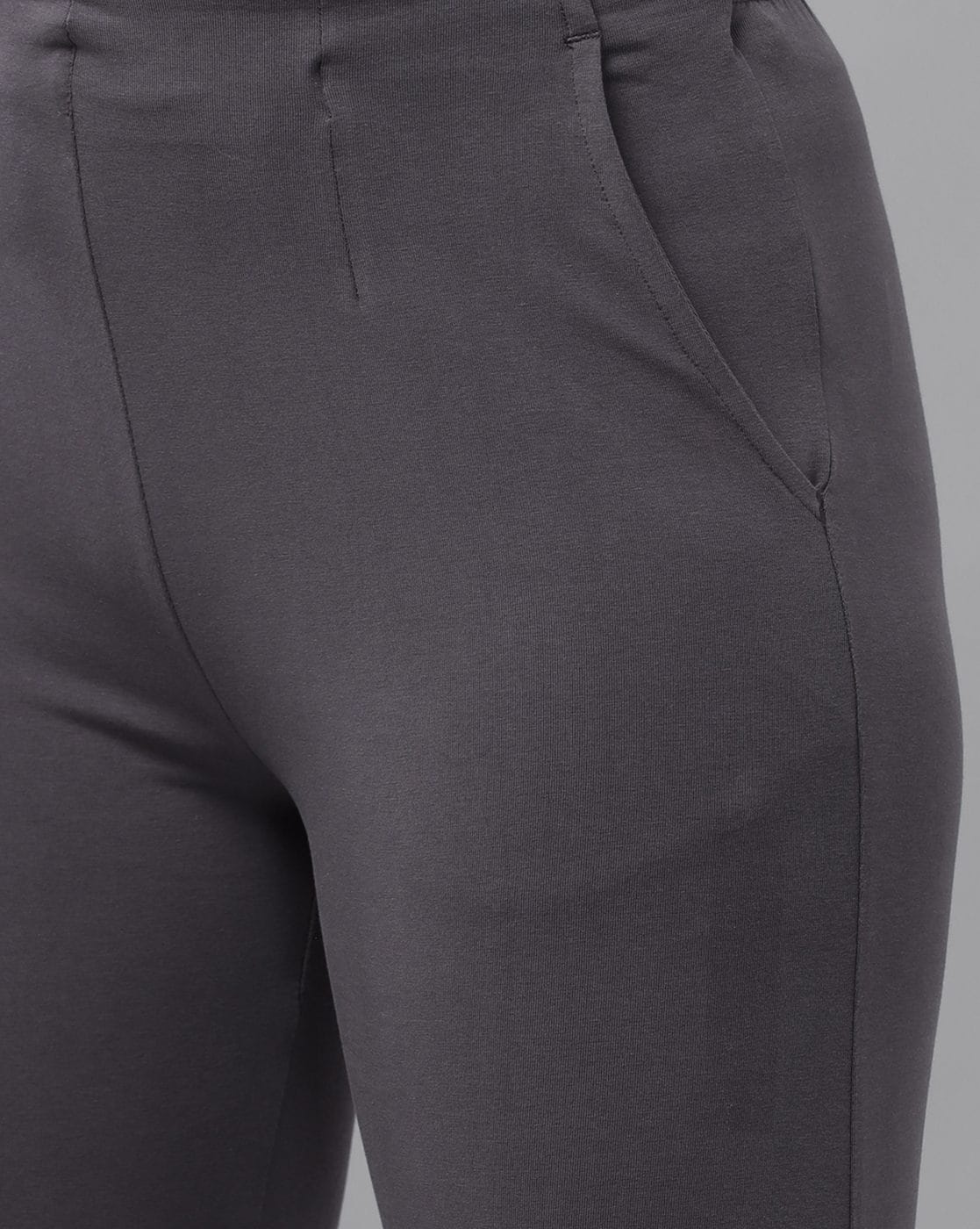 Jersey Checked Wide Leg Trousers | M&S Collection | M&S