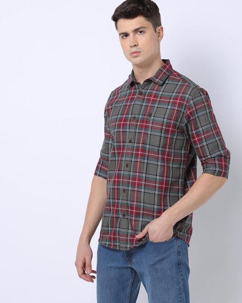 Buy Green Shirts for Men by The Indian Garage Co Online