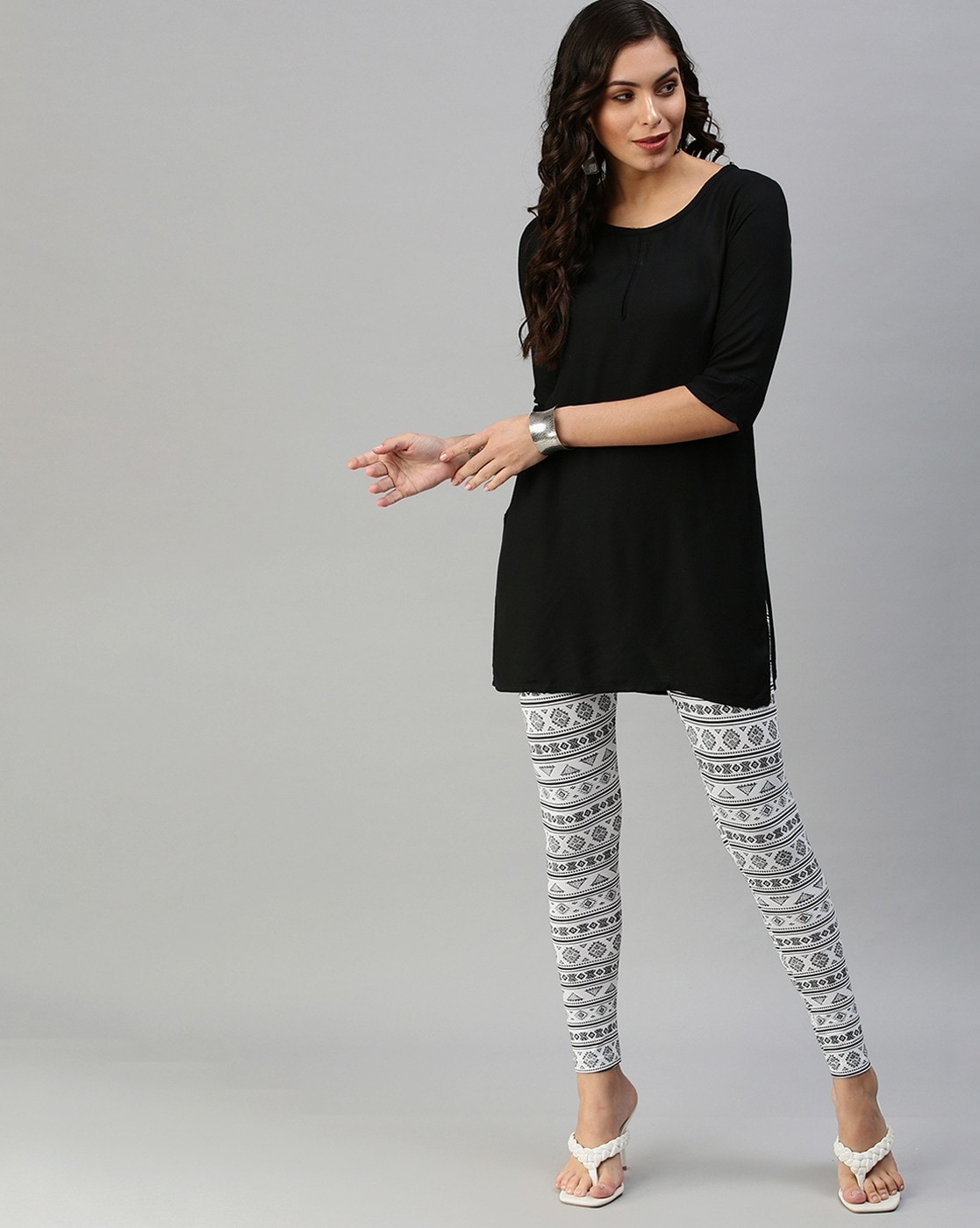 Buy White Leggings for Women by DeMoza Online