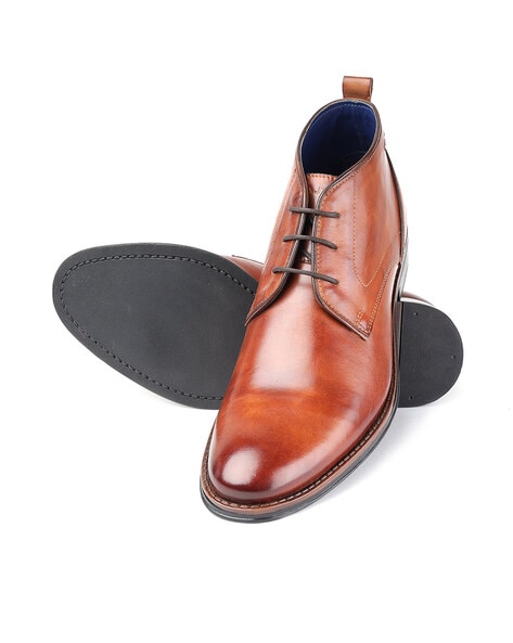 Genuine leather deals chukka boots