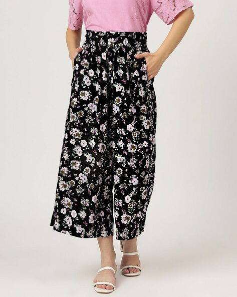 Buy Gini & Jony Kids Navy Regular Fit Culottes Pants for Girls Clothing  Online @ Tata CLiQ
