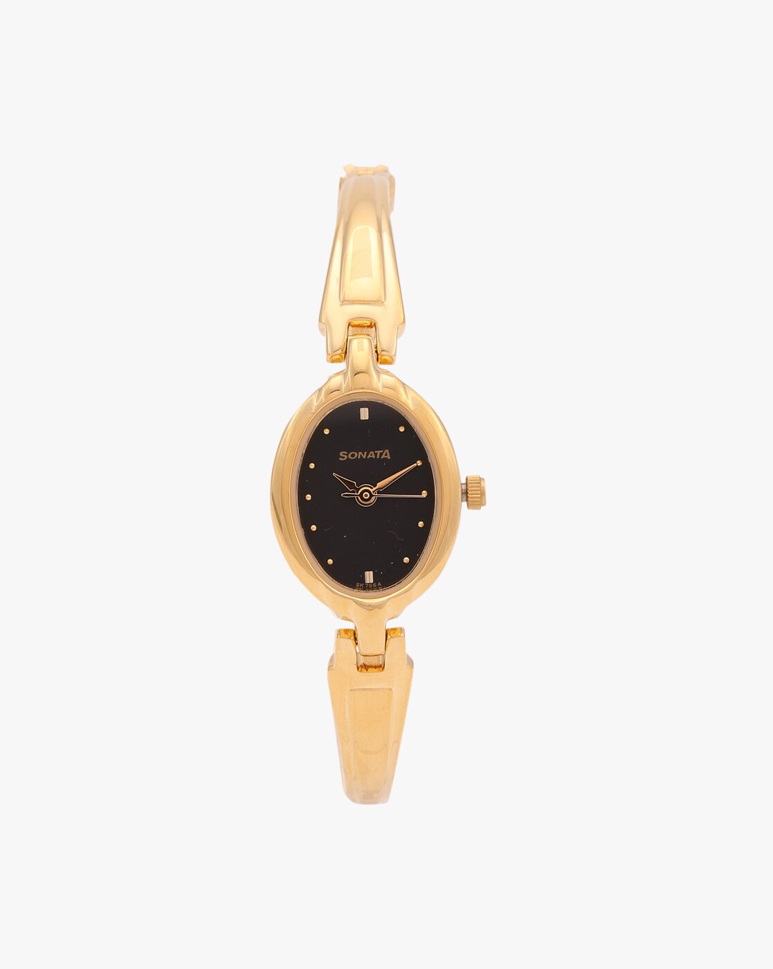 Sonata ladies watch online golden colour