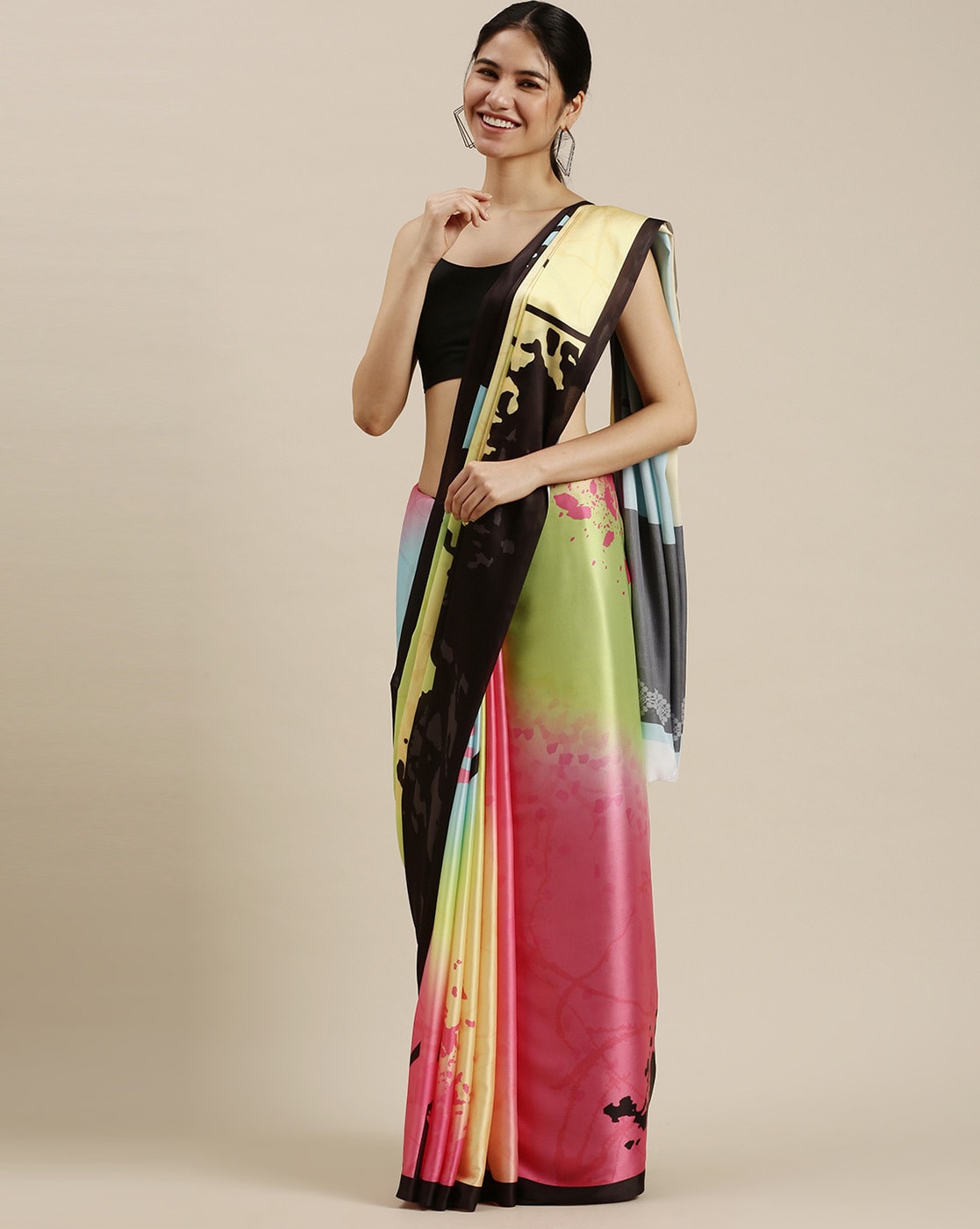 Buy Multicoloured Sarees for Women by ETHNIC THREADS Online | Ajio.com
