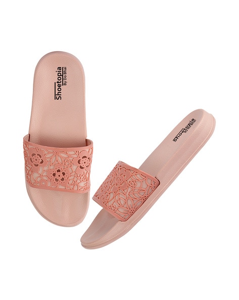 Buy Pink Flip Flop Slippers for Women by Shoetopia Online Ajio