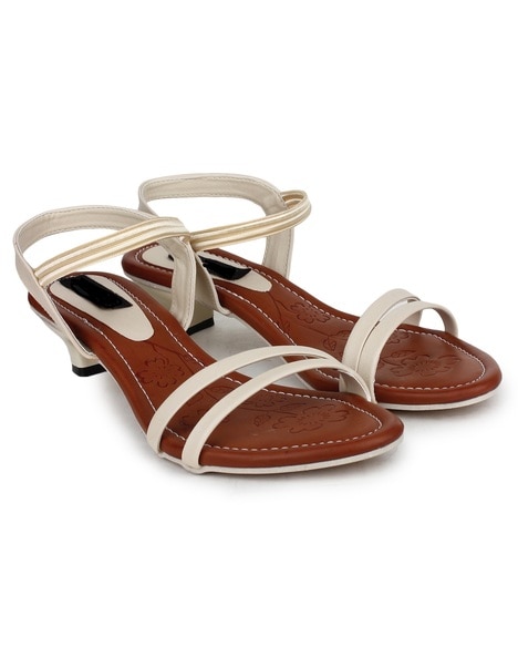 Buy Do Bhai Women Beige One Toe Flats Sandals at Amazon.in