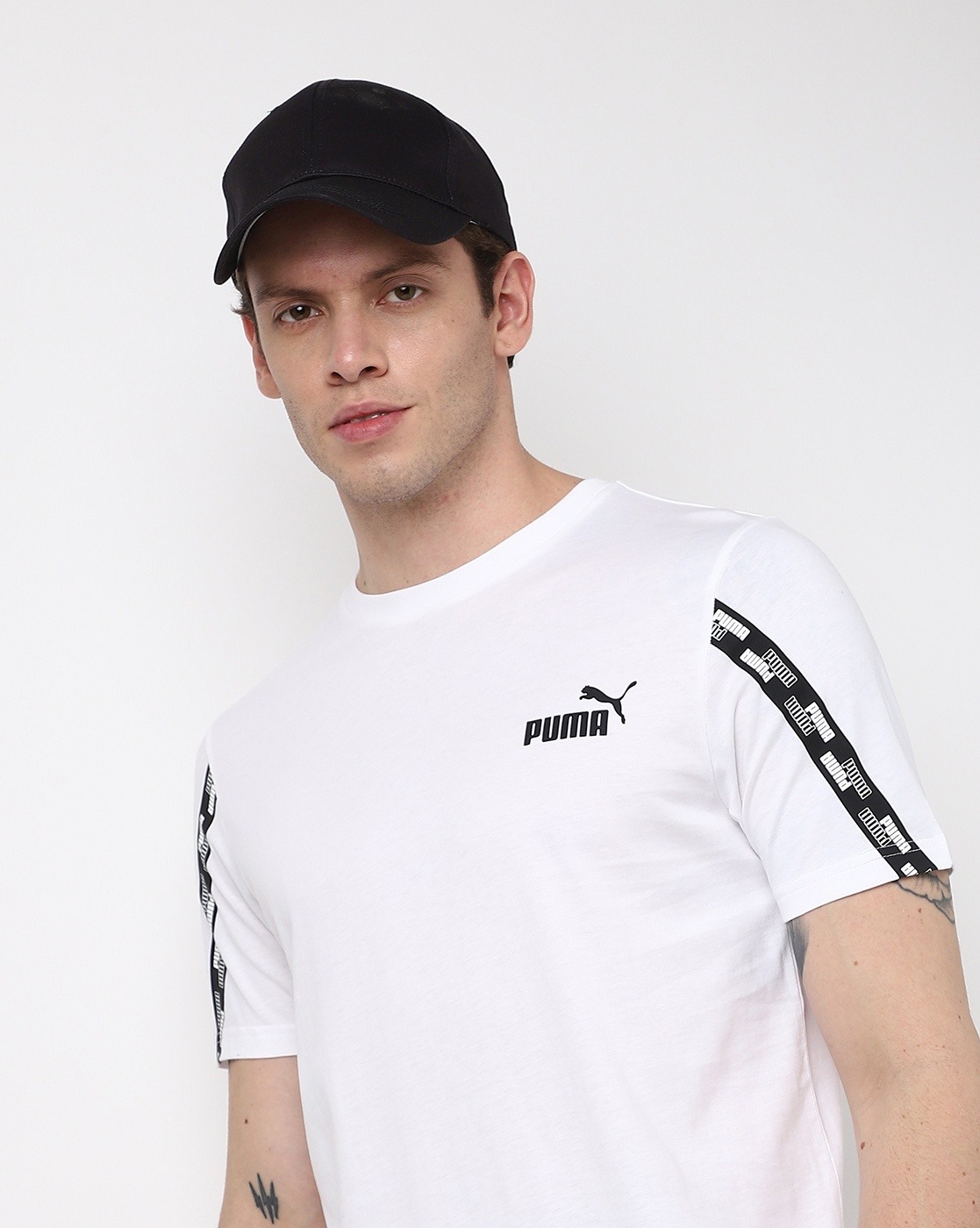 puma tape t shirt