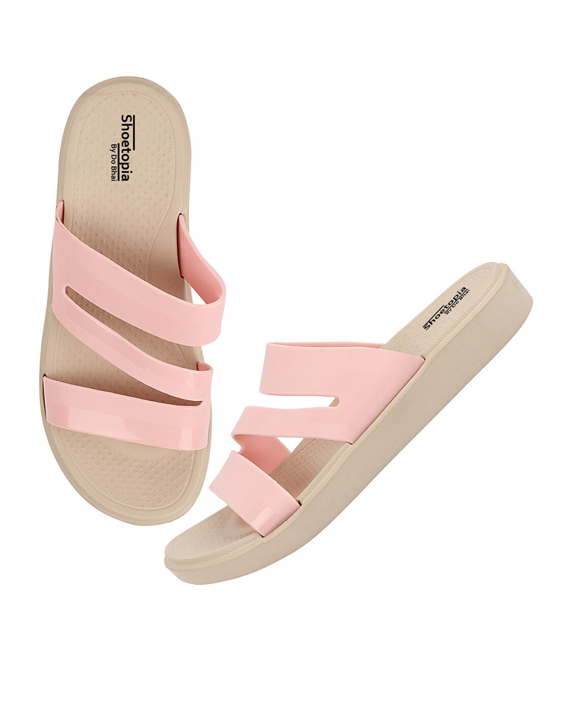 Buy Pink Flip Flop Slippers for Women by Shoetopia Online Ajio