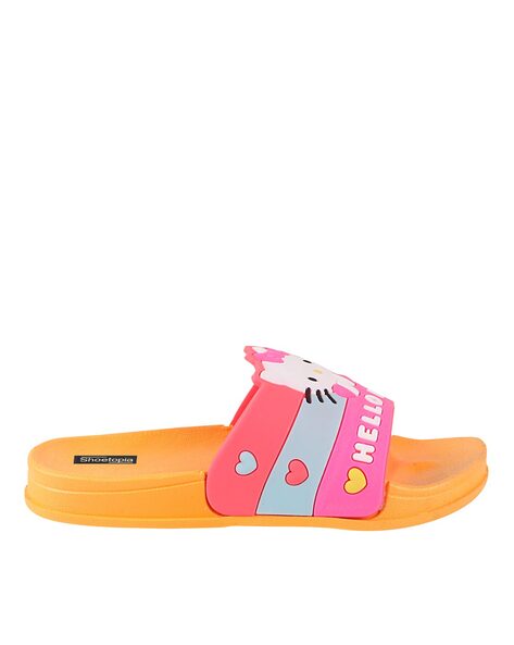 Buy Orange Flip Flops & Slipper for Girls by Shoetopia Online 