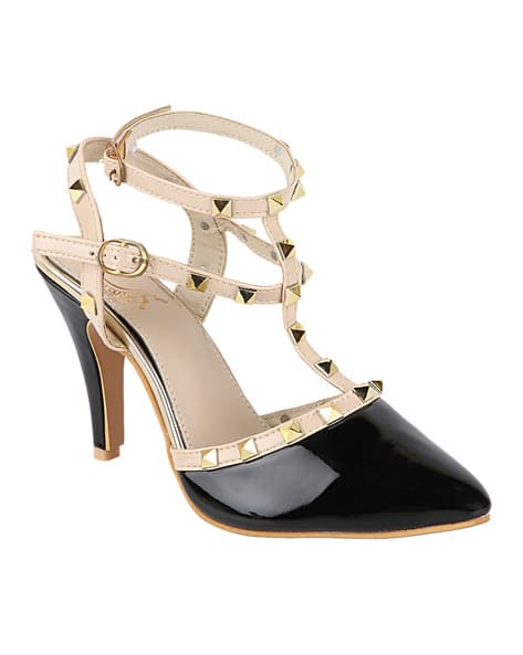 Embellished Strappy Heeled Stilettos