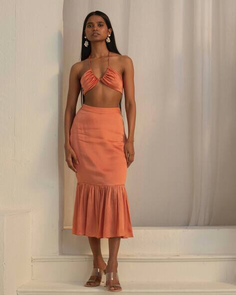 Buy Nude Pink Skirts for Women by Bouji Online