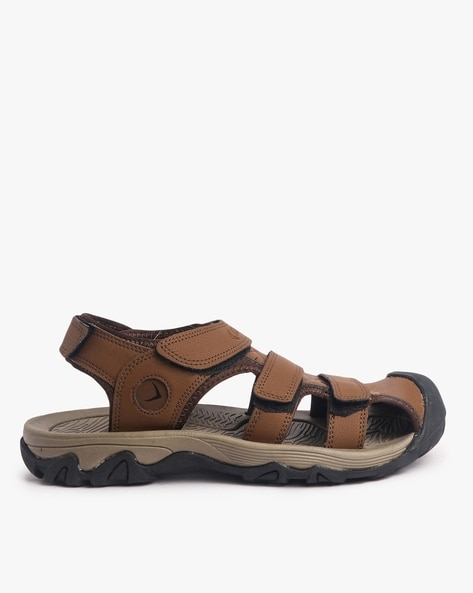 Mens Leather Sandals Outdoor Hiking Sandals Waterproof Athletic Sports  Sandals Fisherman Beach Shoes Closed Toe Water Sandals - Walmart.com