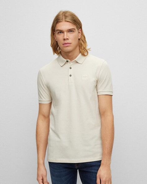 Hugo boss best sale polo beige