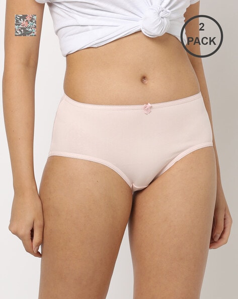 Buy Grey & Pink Panties for Women by Fig Online