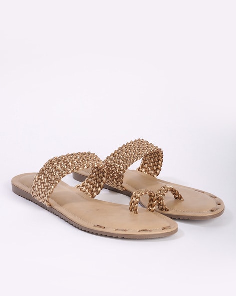 Buy 1TO9 Girls Thread Mule Engagement Black Cow Leather Sandals - 2.5 UK  Online at desertcartINDIA