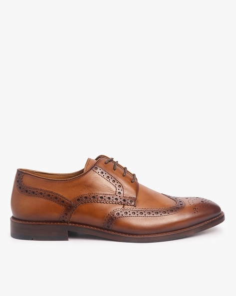 Tan deals brogue shoes