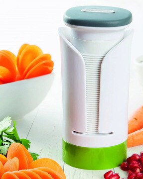 Zyliss Hand Held Vegetable Spiraliser, Plastic - White/Green