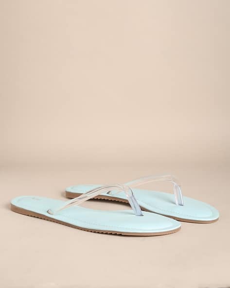 Transparent Thong-Strap Sandals
