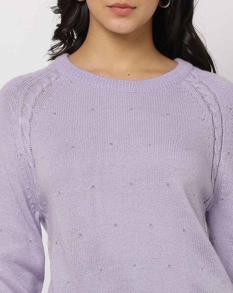 Buy Lavender Sweaters Cardigans for Women by JDY BY ONLY Online