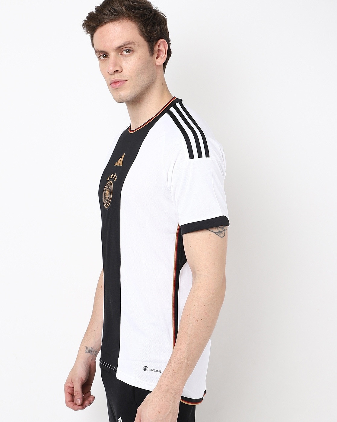  adidas Germany Home Jersey Authentic Jersey [White/Black] (M)  : Sports & Outdoors