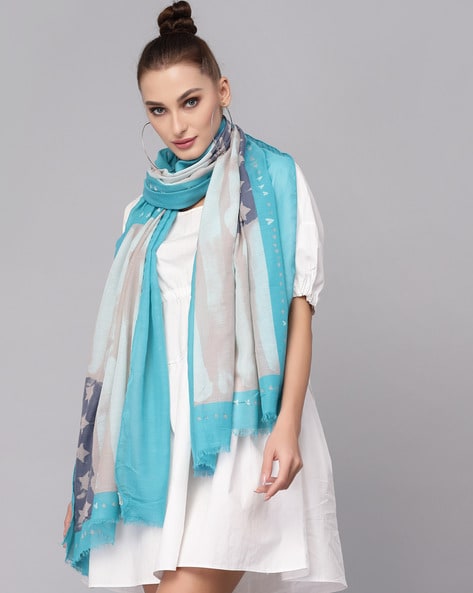 Geometric Print Stole Price in India