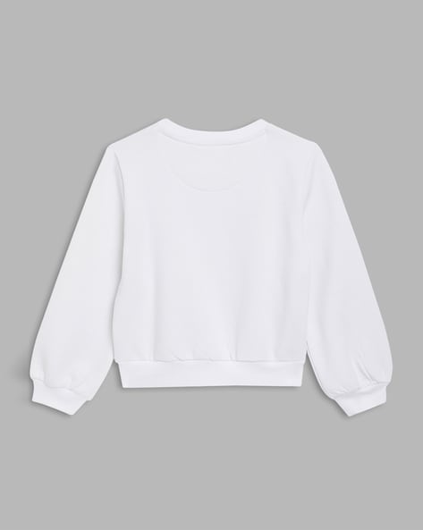 Buy White Sweatshirts & Hoodie for Girls by Elle Kids Online