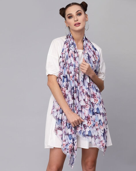 Floral Print Stole Price in India