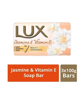 lux Pack of 3 Glow Jasmine & Vitamin E For Glowing Skin Beauty Soaps-picture-11