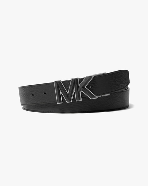 Buy Michael Kors Signature Reversible Logo Belt | Black Color Men | AJIO  LUXE