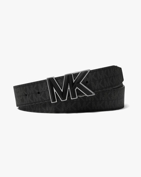 Buy Michael Kors Reversible Belt with Detachable Buckle & Logo | Black &  Brown Color Men | AJIO LUXE