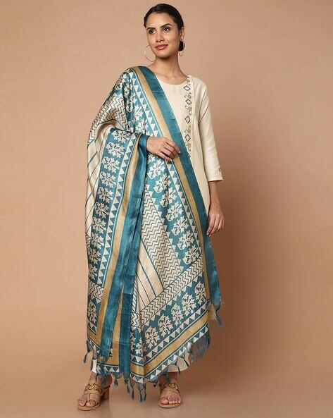 Block Print Dupatta Price in India