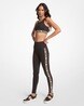 Buy Michael Kors Logo Tape Stretch Leggings, Black Color Women