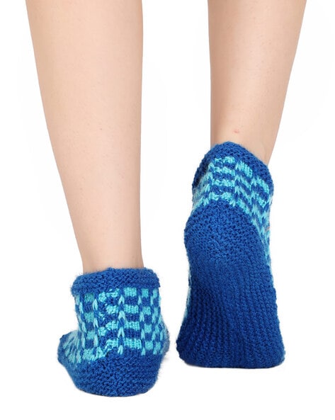 Buy Bharatasya Boot Style Handknitted Woolen Home Thermal Socks online