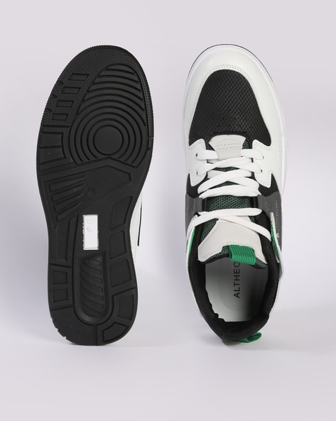 altheory panelled lace up sneakers