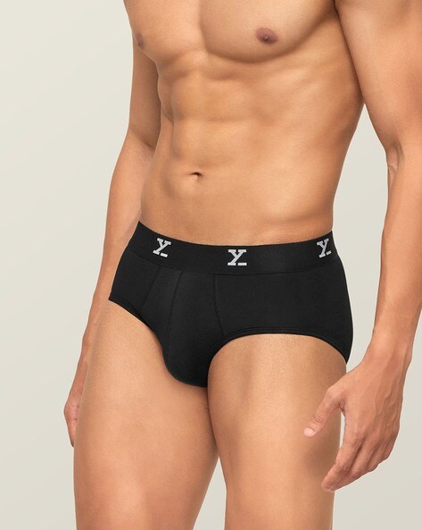 Pack of 2 Elastic Waistband Briefs